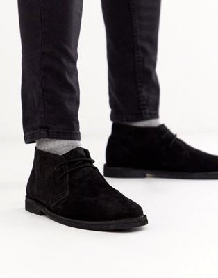 Черные кожаные ботинки челси в стиле вестерн на кубинском каблуке и со вставками в форме молний PiSoS DESIGN